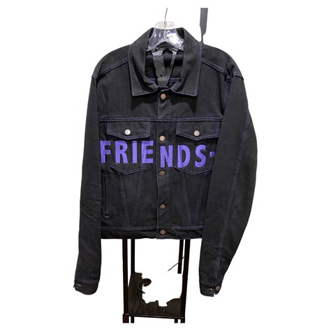 vlone friends denim jacket replica|Vlone Friends Denim Jacket 'Black/Purple' .